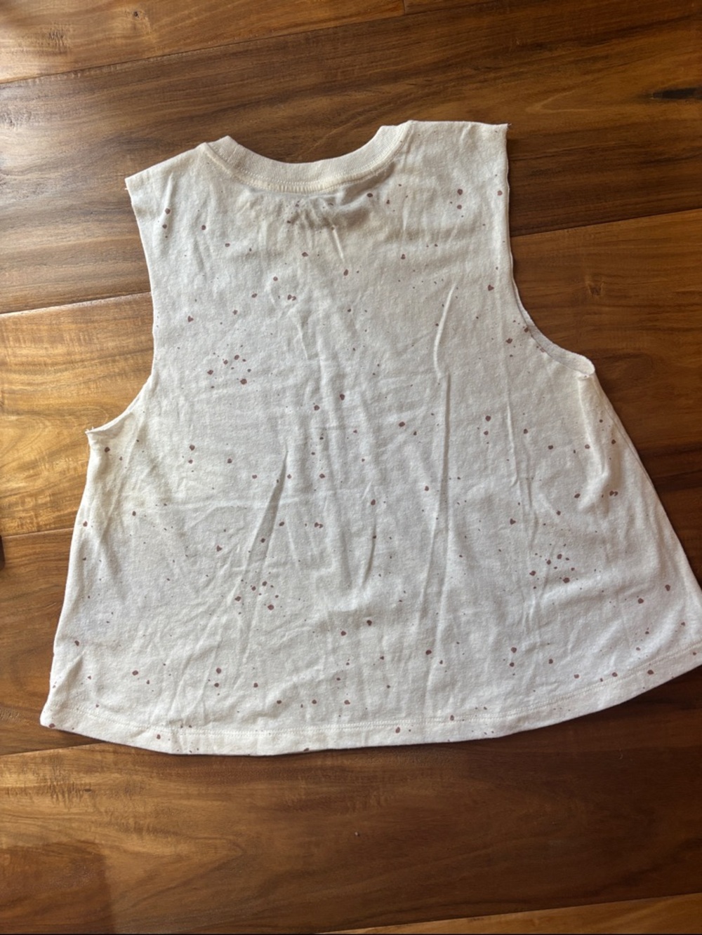 Spiritual Gangster Ivory Tank with Rose Gold Speckle - Picture 3 of 4